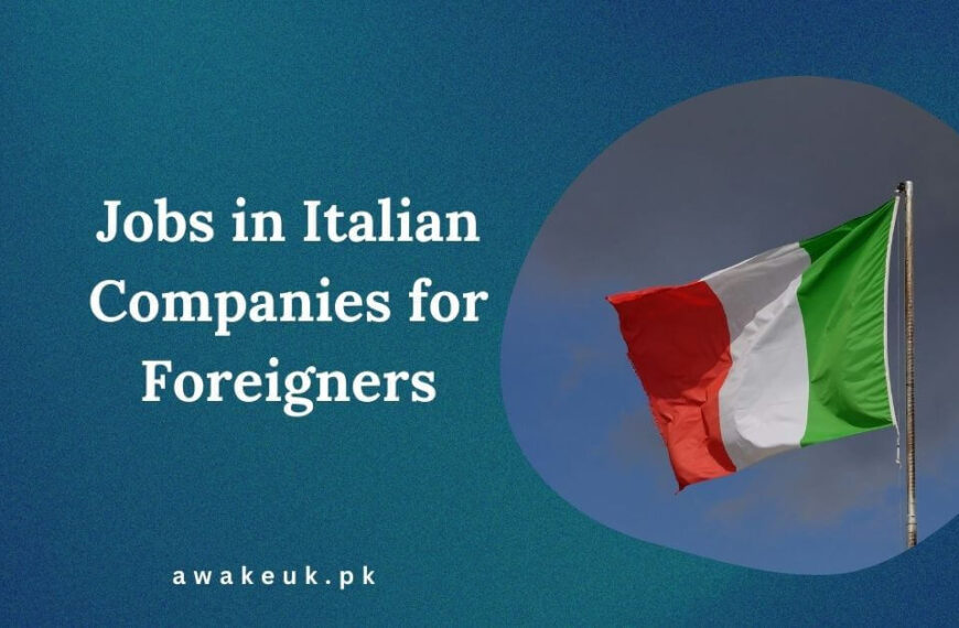 Jobs in Italian Companies for Foreigners