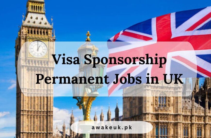 Visa Sponsorship Permanent Jobs in UK