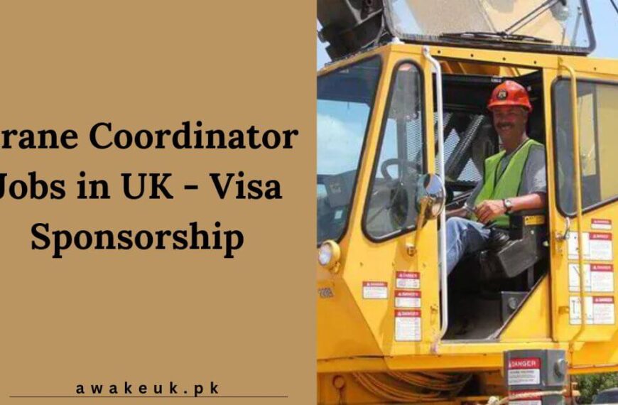 Crane Coordinator Jobs in UK - Visa Sponsorship