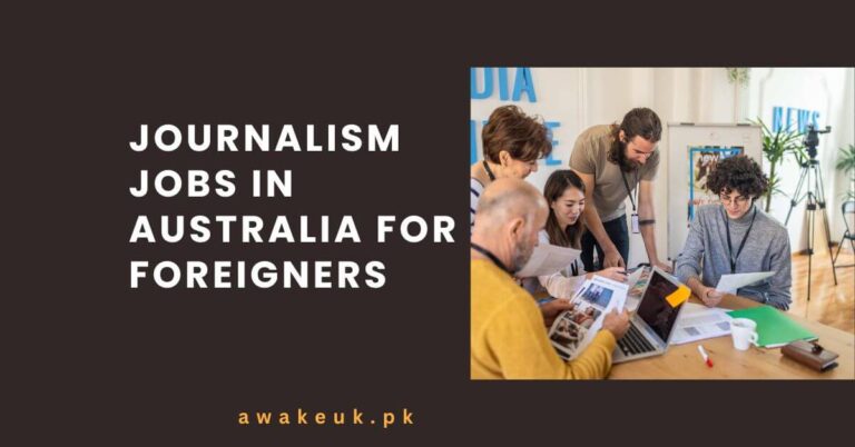 Journalism Jobs in Australia for Foreigners