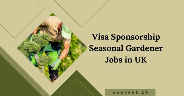 Visa Sponsorship Seasonal Gardener Jobs in UK