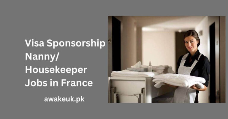 Visa Sponsorship Nanny Housekeeper Jobs in France